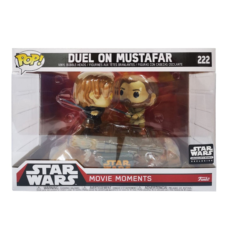 Funko Pop! Star Wars Duel On Mustafar Smugglers Bounty Exclusive Movie Moments Figure #222