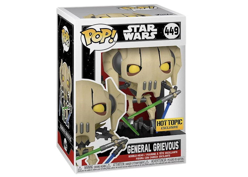 Funko Pop! Star Wars General Grievous Hot Topic Exclusive Figure #449
