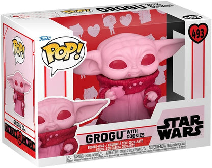 Funko Pop! Star Wars Grogu With Cookies (Valentine's Day Edition) Figure #493