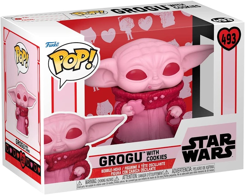 Funko Pop! Star Wars Grogu With Cookies (Valentine's Day Edition) Figure #493