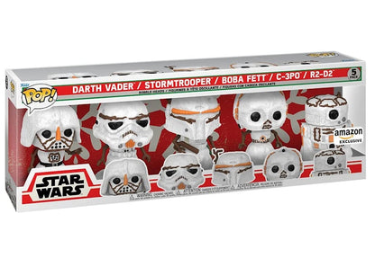 Funko Pop! Star Wars Holiday Snowman Amazon Exclusive 5-Pack
