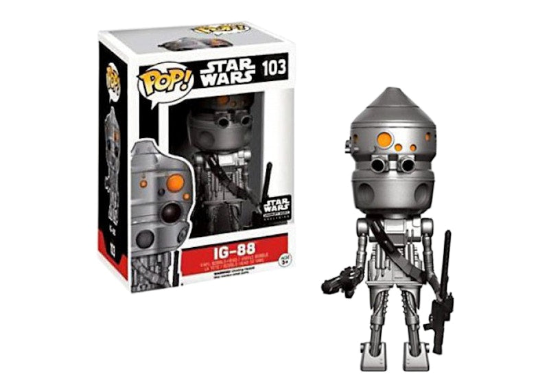 Funko Pop! Star Wars IG-88 Smuggler's Bounty Exclusive Bobble-Head #103