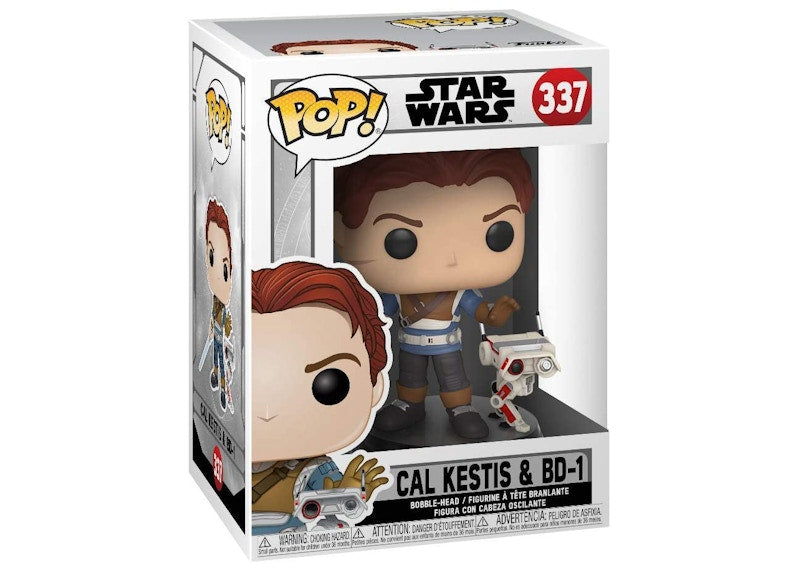 Funko Pop! Star Wars Jedi Fallen Order Cal Kestis & BD-1 Figure #337
