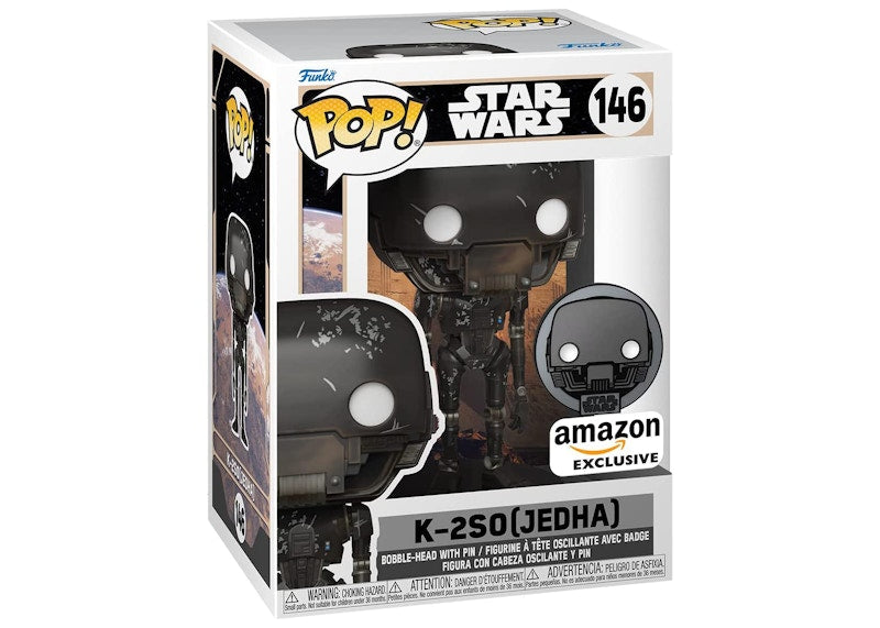 Funko Pop! Star Wars K-2SO (Jedha) Amazon Exclusive Figure #146