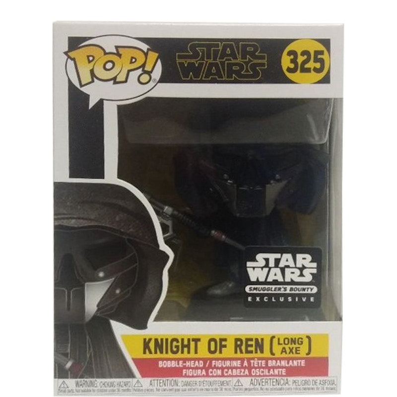 Funko Pop! Star Wars Knight of Ren (Long Axe) Star Wars Smugglers Bounty Exclusive Bobble-Head Figure #325