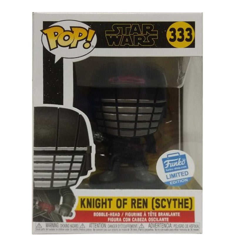 Funko Pop! Star Wars Knight of Ren (Scythe) Funko Shop Edition Bobble-Head Figure #333