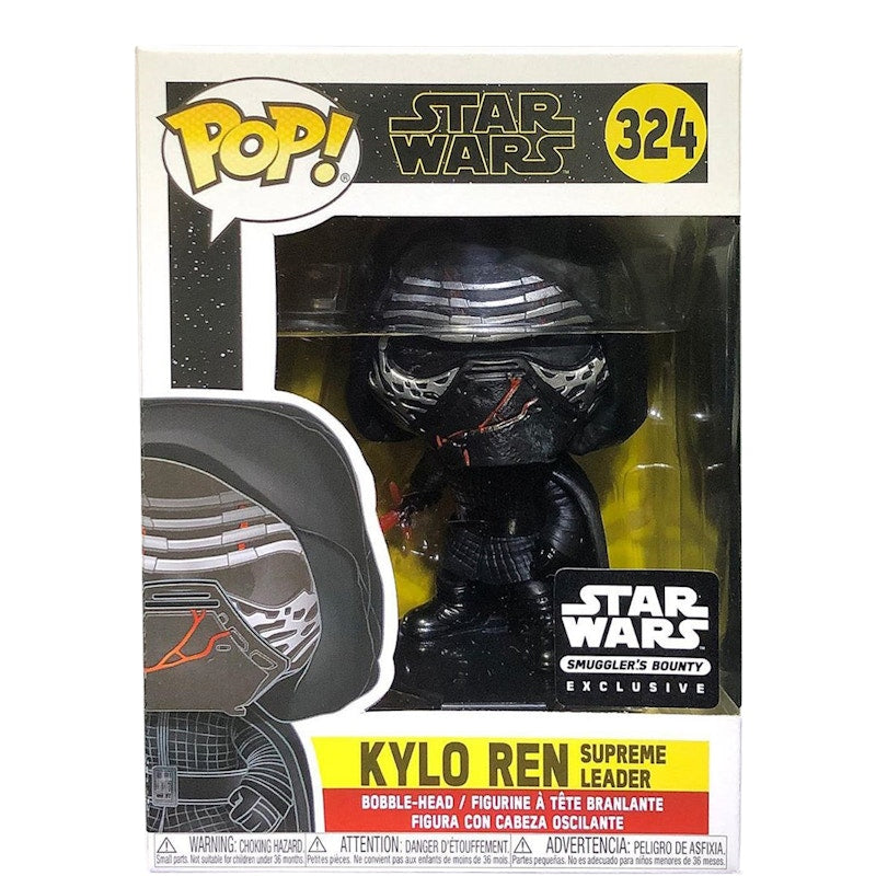 Funko Pop! Star Wars Kylo Ren Supreme Leader Smugglers Bounty Exclusive Bobble-Head Figure #324
