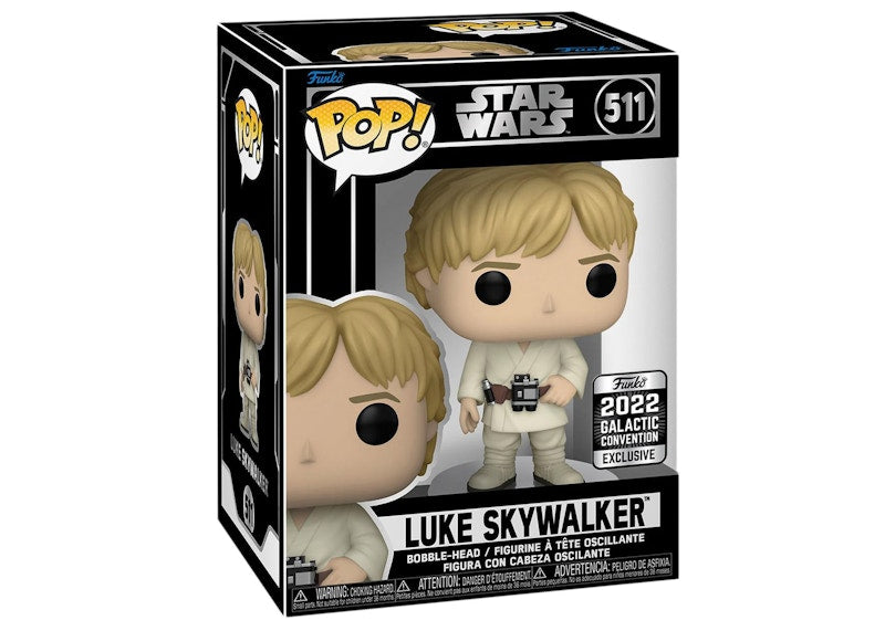 Funko Pop! Star Wars Luke Skywalker 2022 Galactic Convention Exclusive Figure #511