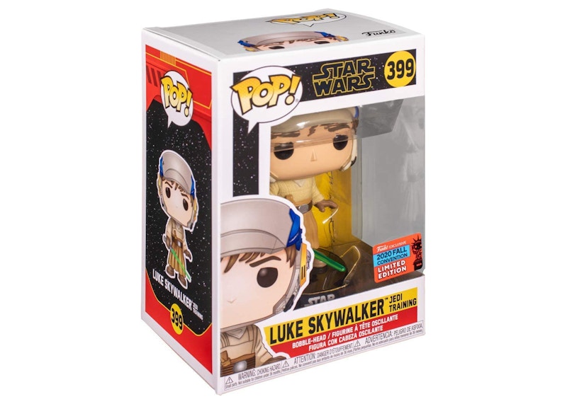 Funko Pop! Star Wars Luke Skywalker Jedi Training 2020 Fall Convention Exclusive Figure #399