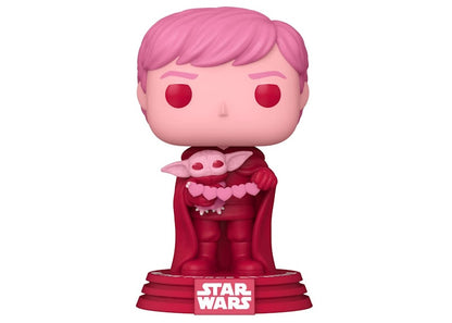 Funko Pop! Star Wars Luke Skywalker With Grogu (Valentine's Day Edition) Figure #494