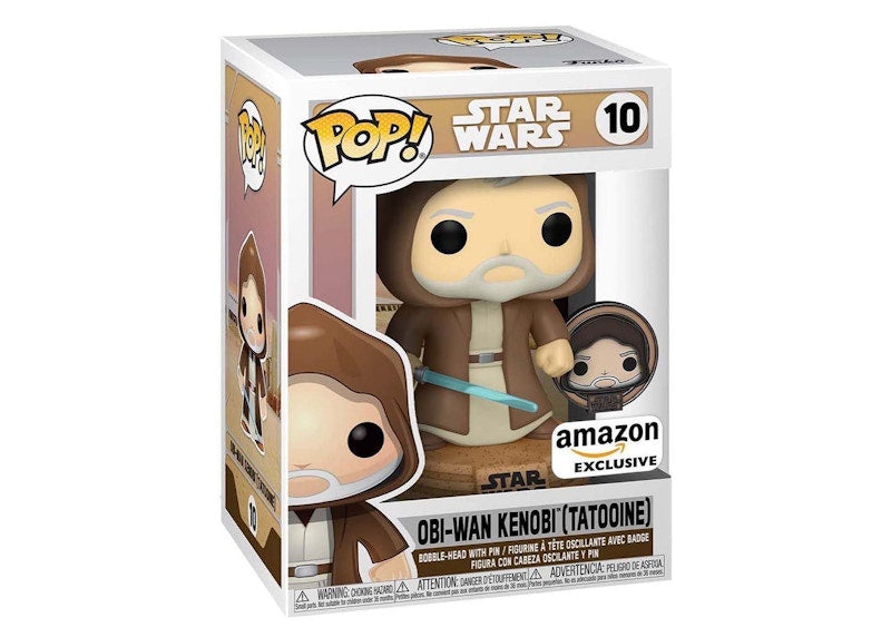 Funko Pop! Star Wars Obi-Wan Kenobi Jinn (Tatooine) Amazon Exclusive Bobble-Head Figure #10