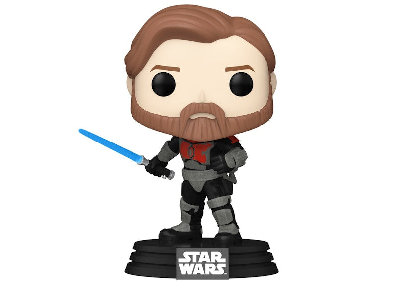 Funko Pop! Star Wars Obi-Wan Kenobi (Mandalorian Armor) Entertainment Earth Exclusive Figure #599
