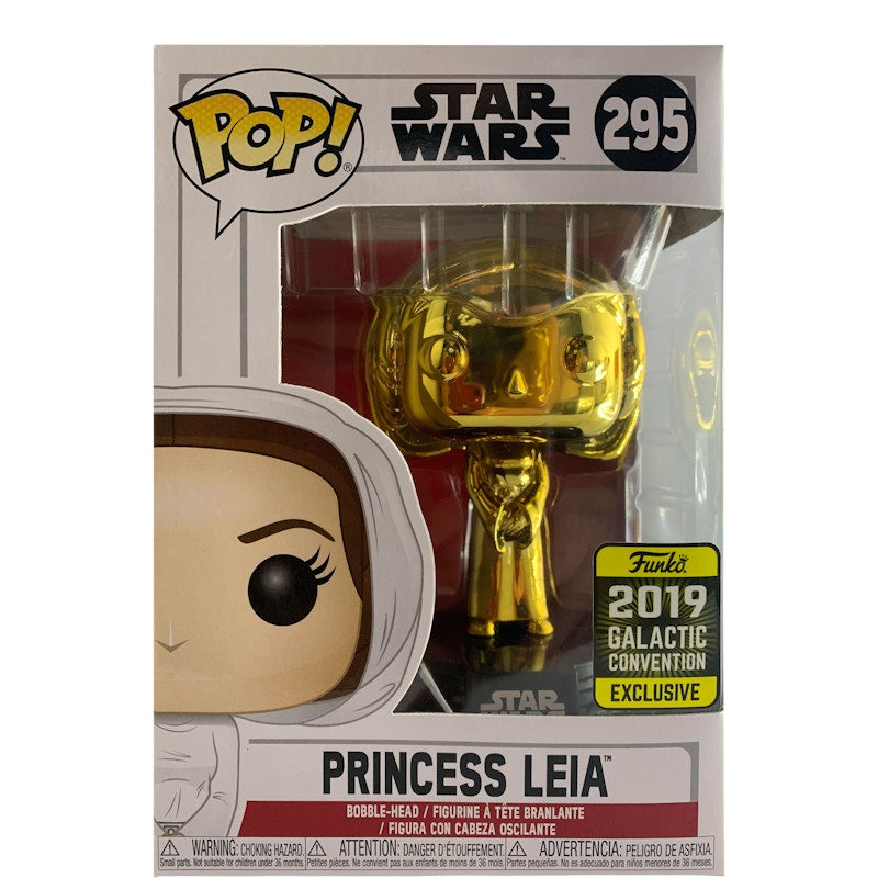 Funko Pop! Star Wars Princess Leia Galactic Convention Exclusive Bobble-Head Figure #295