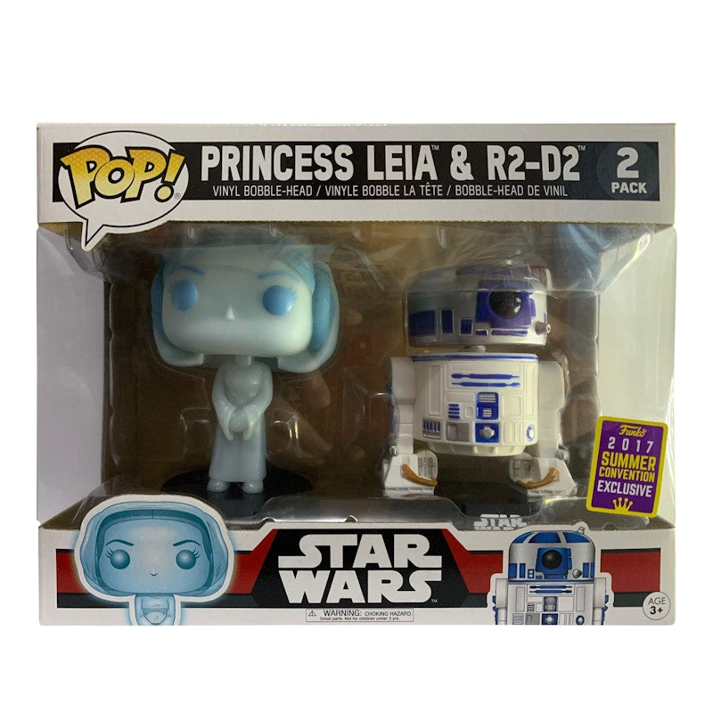 Funko Pop! Star Wars Princess Leia & R2-D2 Summer Convention 2 Pack