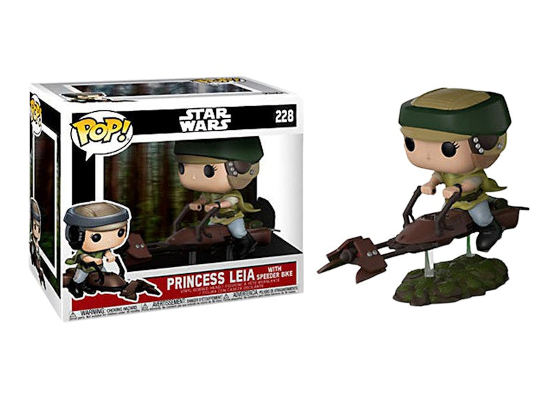 Funko Pop! Star Wars Princess Leia with Speeder Bike Deluxe Figure #228