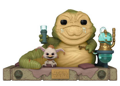 Funko Pop! Star Wars ROTJ 40th Anniversary Jabba the Hutt & Salacious B. Crumb Figure #611