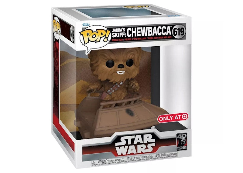 Funko Pop! Star Wars ROTJ 40th Anniversary Jabba's Skiff: Chewbacca Target Exclusive Figure #619