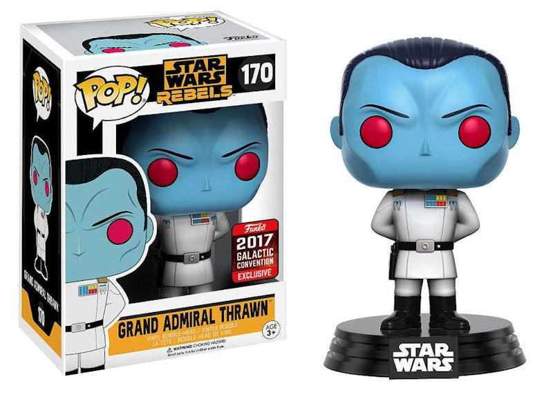 Funko Pop! Star Wars Rebels Grand Admiral Thrawn 2017 Galactic Convention Exclusive Figure #170