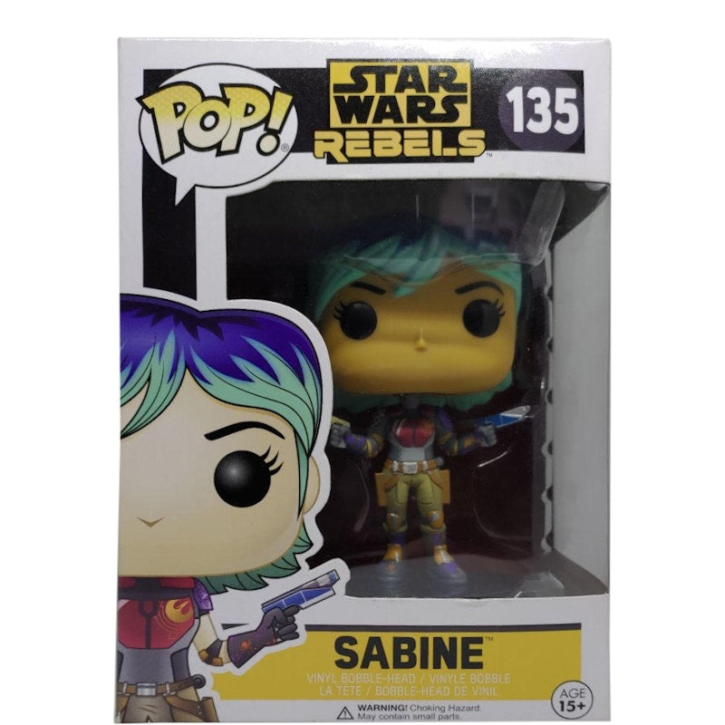 Funko Pop! Star Wars Rebels Sabine Bobble-Head Figure #135