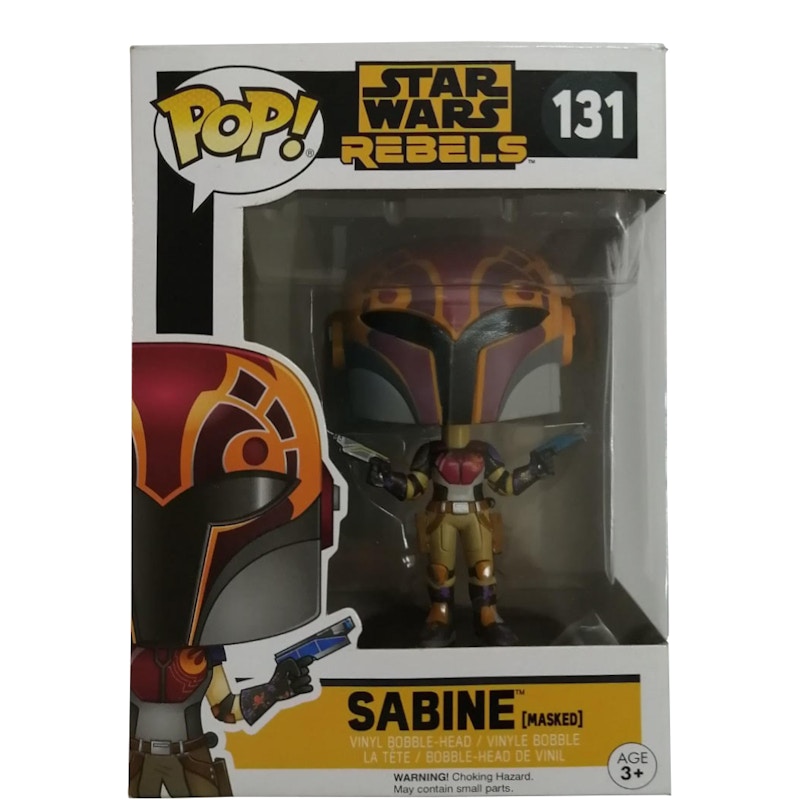 Funko Pop! Star Wars Rebels Sabine (Masked) Bobble-Head Figure #131