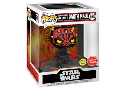 Funko Pop! Star Wars Red Saber Series Volume 1: Darth Maul GITD GameStop Exclusive Figure #520