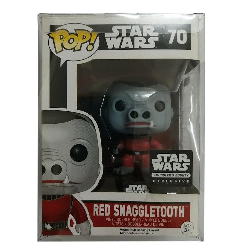 Funko Pop! Star Wars Red Snaggletooth Smugglers Bounty Exclusive Bobble-Head Figure #70