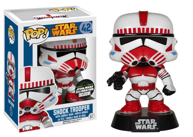 Funko Pop! Star Wars Shock Trooper Star Wars Celebration Exclusive Bobble-Head Figure #42