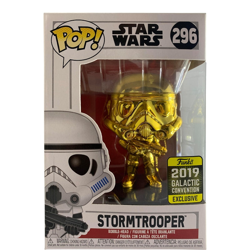 Funko Pop! Star Wars Stormtrooper Galactic Convention Bobble-Head Figure #296