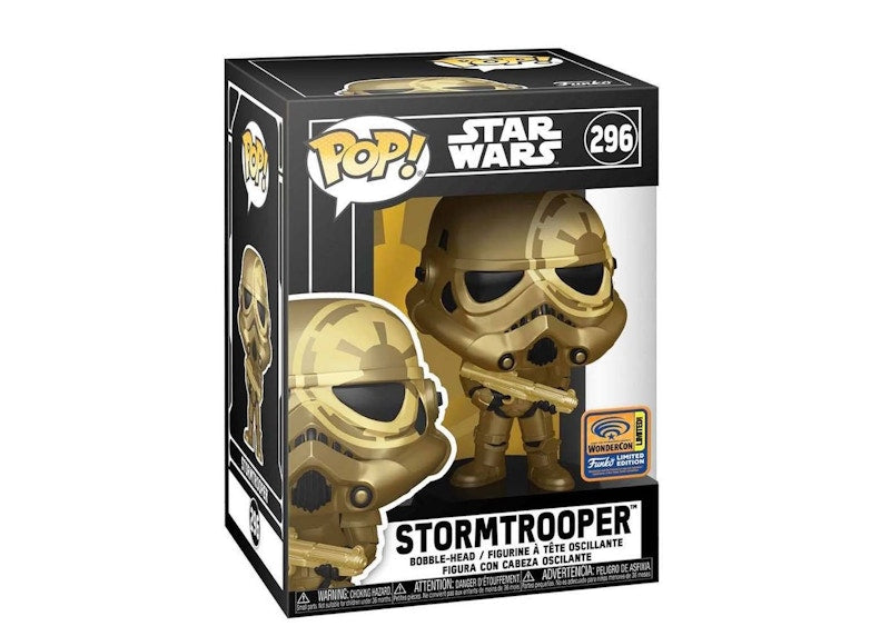 Funko Pop! Star Wars Stormtrooper WonderCon Exclusive Figure #296