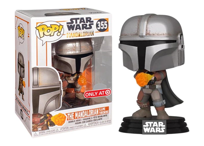 Funko Pop! Star Wars The Mandalorian Flame Throwing Target Exclusive Bobble-Head #355