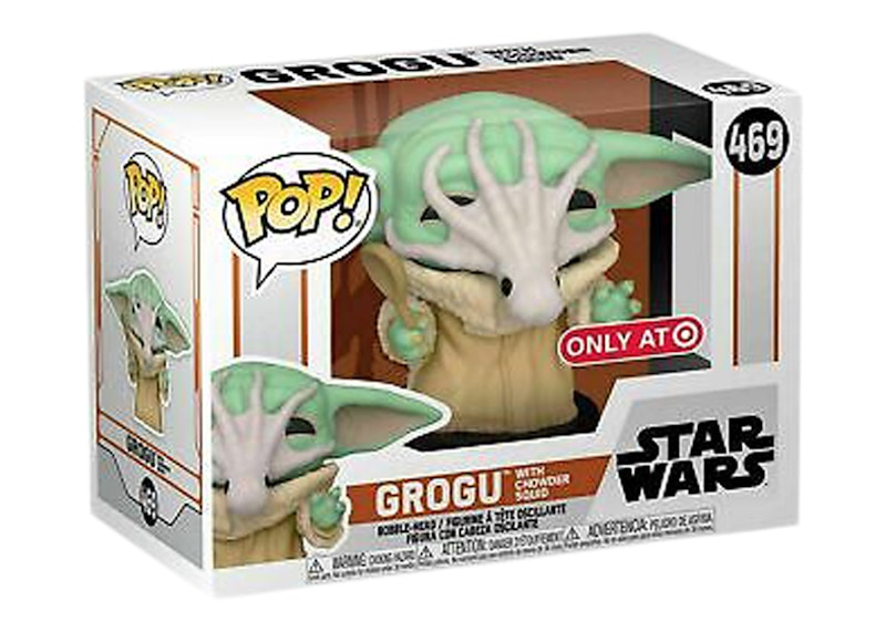 Funko Pop! Star Wars The Mandalorian Grogu with Soup Creature Target Exclusive Figure #469