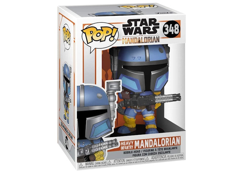 Funko Pop! Star Wars The Mandalorian Heavy Infantry Mandalorian Figure #348