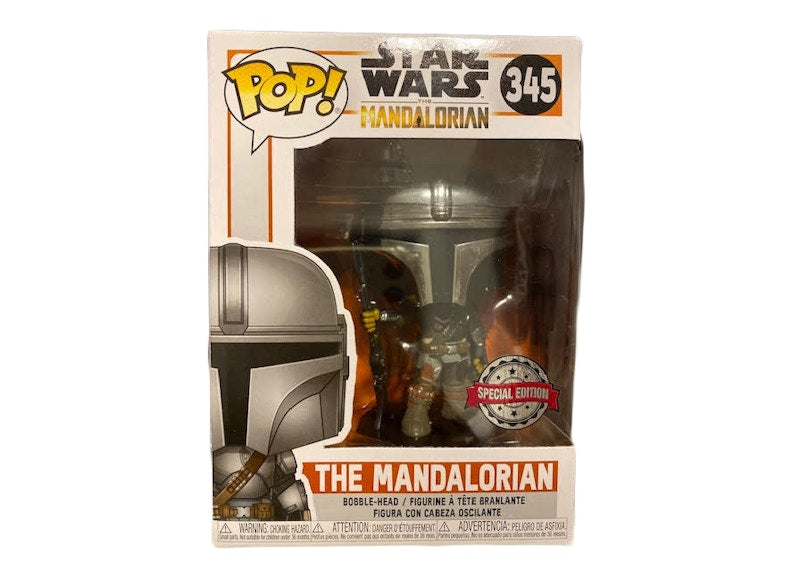 Funko Pop! Star Wars The Mandalorian Special Edition Bobble-Head Figure #345