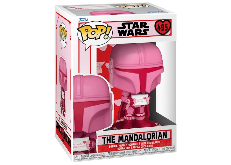 Funko Pop! Star Wars The Mandalorian (Valentine's Day Edition) Figure #495