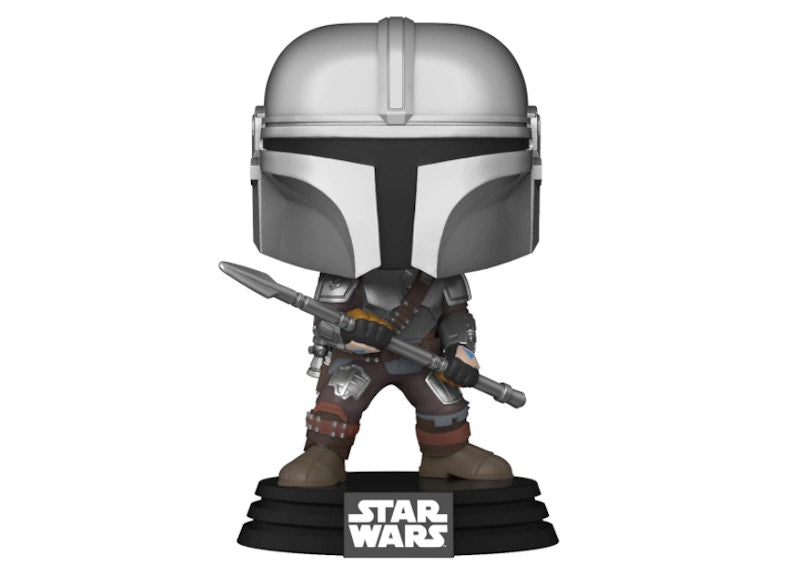 Funko Pop! Star Wars The Mandalorian With Beskar Staff Funko Shop Exclusive Figure #479