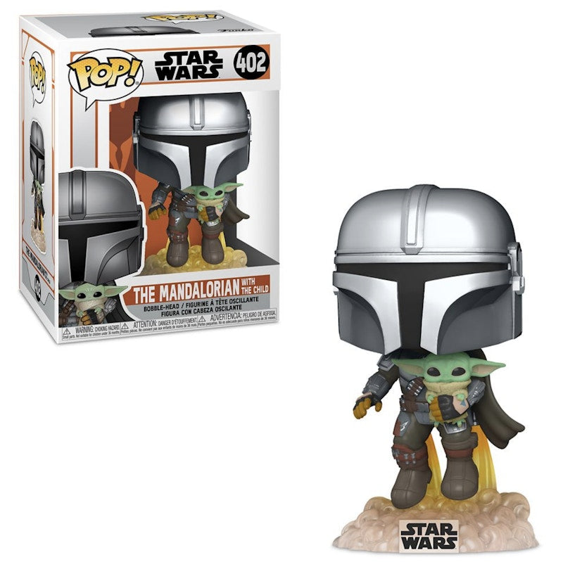 Funko Pop! Star Wars The Mandalorian with the Child Figure #402