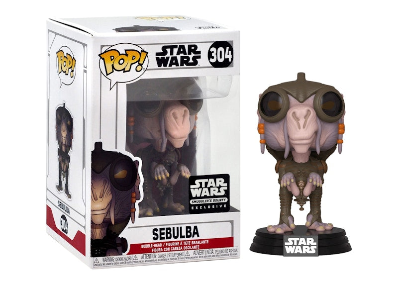 Funko Pop! Star Wars The Phantom Menace Sebulba Smuggler's Bounty Exclusive Bobble-Head #304