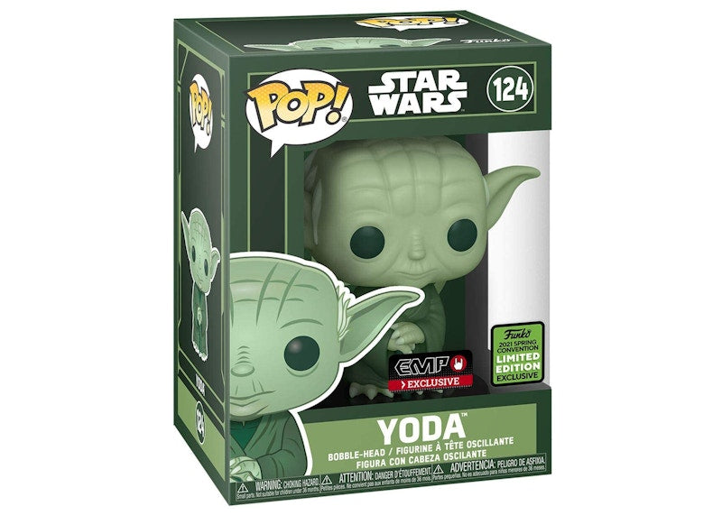 Funko Pop! Star Wars Yoda Bobble-Head EMP 2021 Spring Convention Limited Edition Exclusive Figure #124