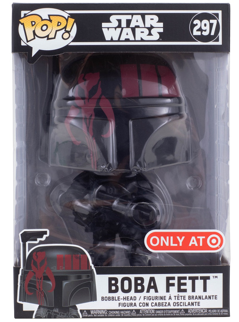 Funko Pop! Star Wars x Futura Boba Fett Target Exclusive Black 10-Inch Bobble-Head Figure #297