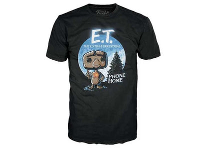 Funko Pop! Tees E.T. with Candy Walmart Exclusive with T-Shirt Bundle