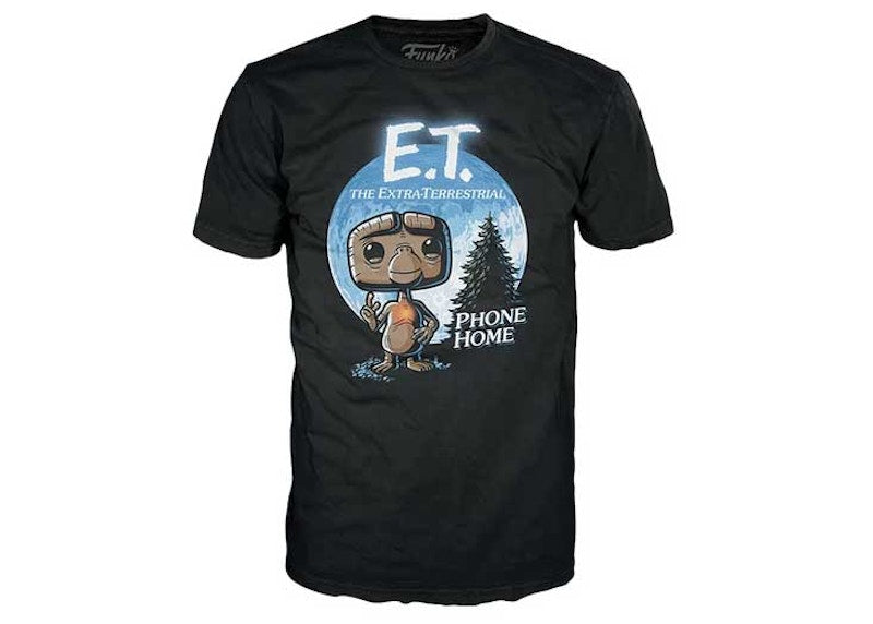 Funko Pop! Tees E.T. with Candy Walmart Exclusive with T-Shirt Bundle
