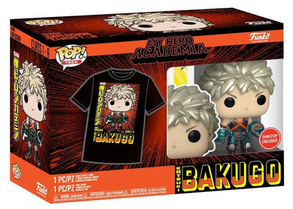 Funko Pop! Tees My Hero Academia Katsuki Bakugo With Tee GameStop Exclusive Figure