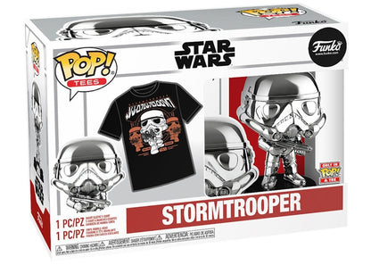 Funko Pop! Tees Star Wars Stormtrooper Only in Pop! & Tee Exclusive T-Shirt Bundle