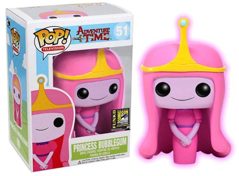 Funko Pop! Television Adventure Time Princess Bubblegum (Glow) SDCC Figure #51