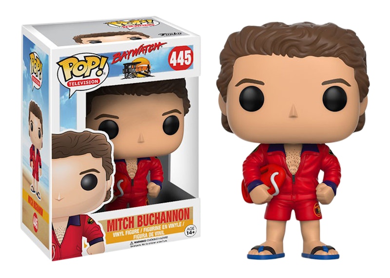 Funko Pop! Television Baywatch Mitch Buchannon Figure #445