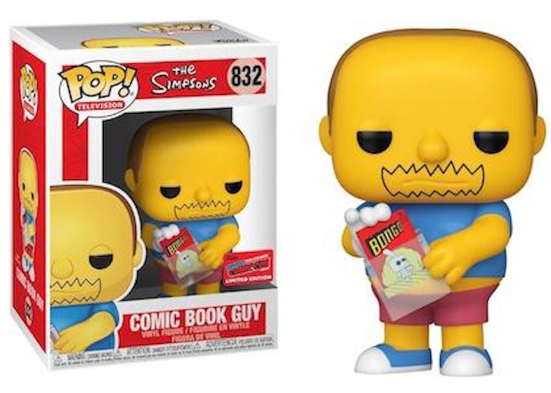 Funko Pop! Television Comic Book Guy NYCC Exclusive Figure #832