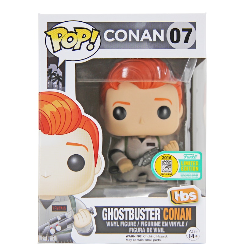 Funko Pop! Television Conan O'Brien (as Dr Peter Venkman) Ghostbuster SDCC Figure #07
