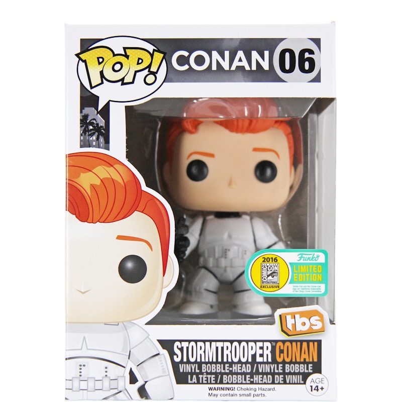 Funko Pop! Television Conan O'Brien (as Stormtrooper) SDCC Figure #06