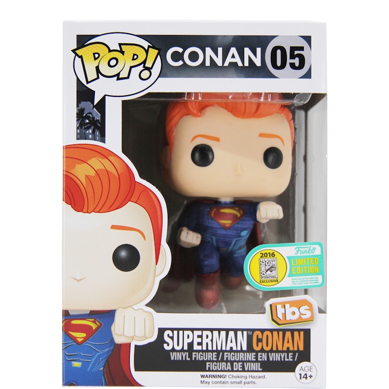 Funko Pop! Television Conan O'Brien (as Superman) SDCC Figure #05
