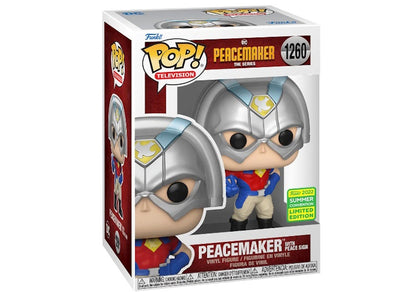 Funko Pop! Television DC Comics Peacemaker (Peacemaker with Peace Sign) 2022 Summer Convention Exclusive Figure #1260